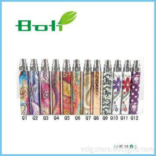 Rechargeable e-cigarette ego Q multicolor battery fournisseur ego